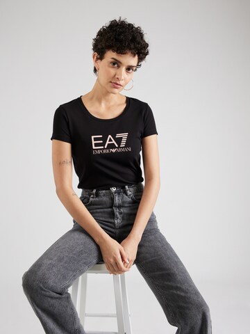 EA7 Emporio Armani Shirts i sort: forside