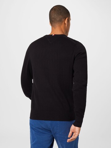 Regular fit Pulover de la TOMMY HILFIGER pe negru