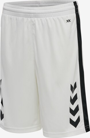 Hummel Regular Workout Pants 'CORE' in White