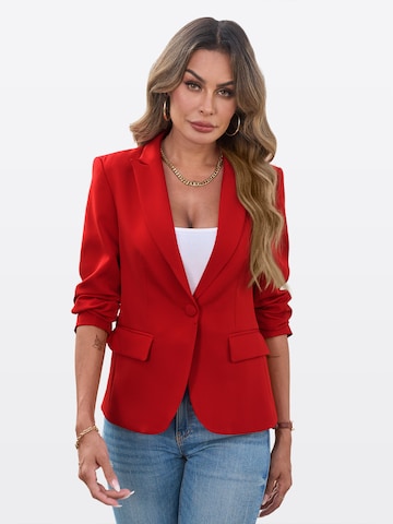 Sacou de la Imily Bela pe roșu: față