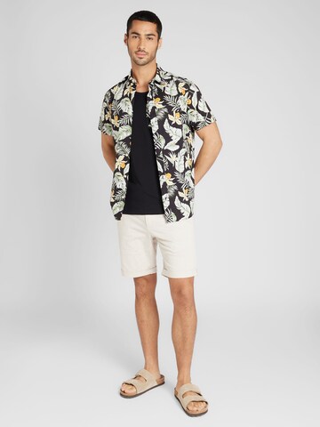 JACK & JONES Shirt 'CHILL' in Zwart