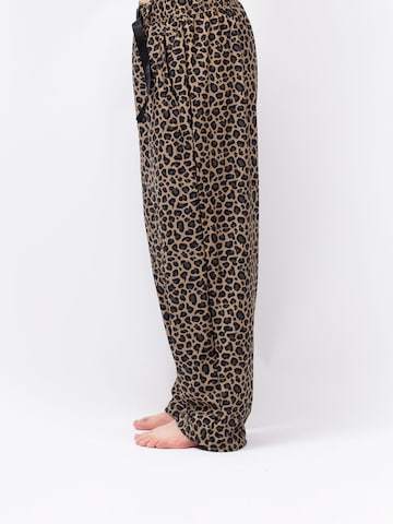 Eivy Wide leg Sports trousers in Brown