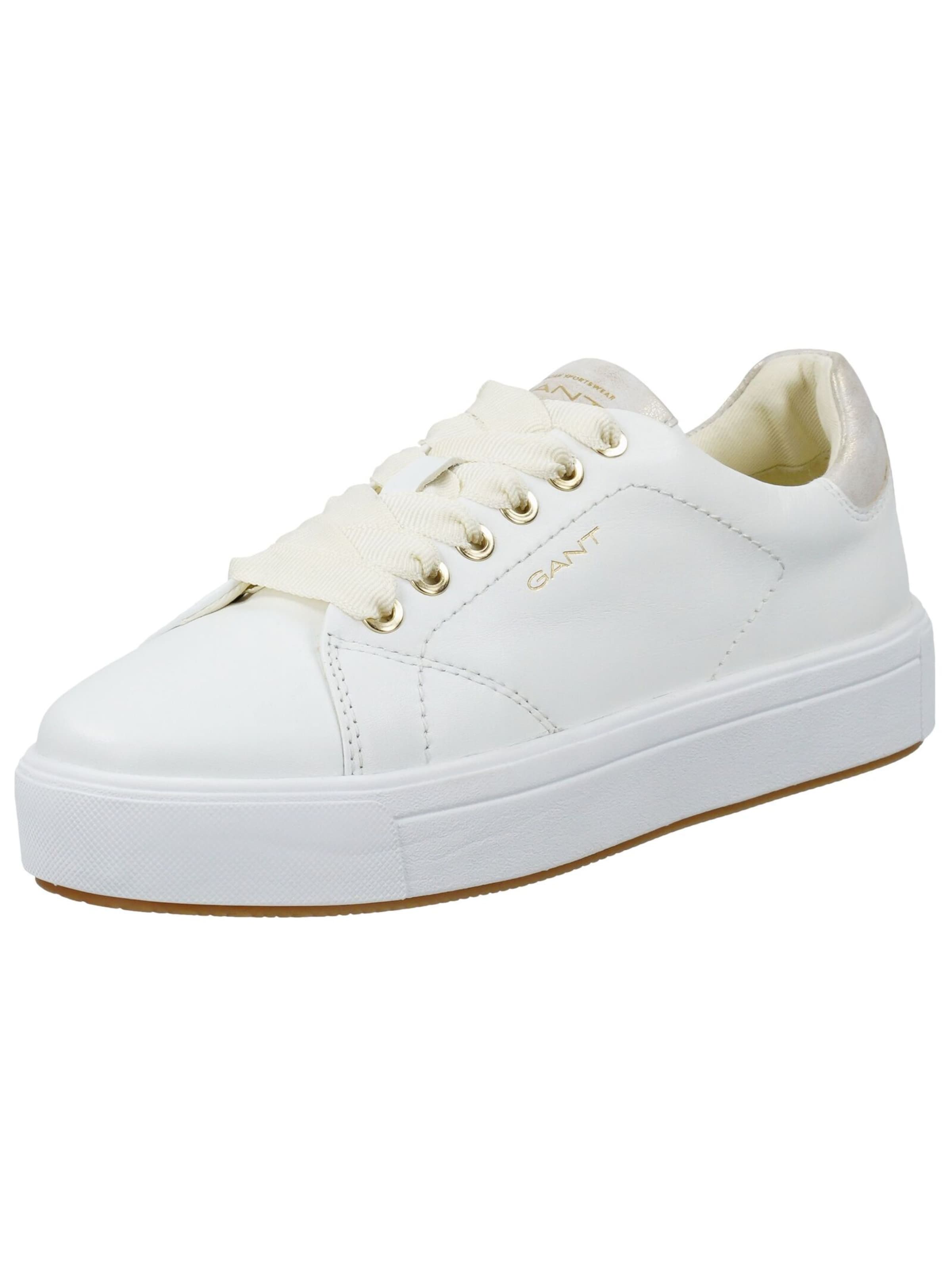 Baskets basses GANT en blanc : devant