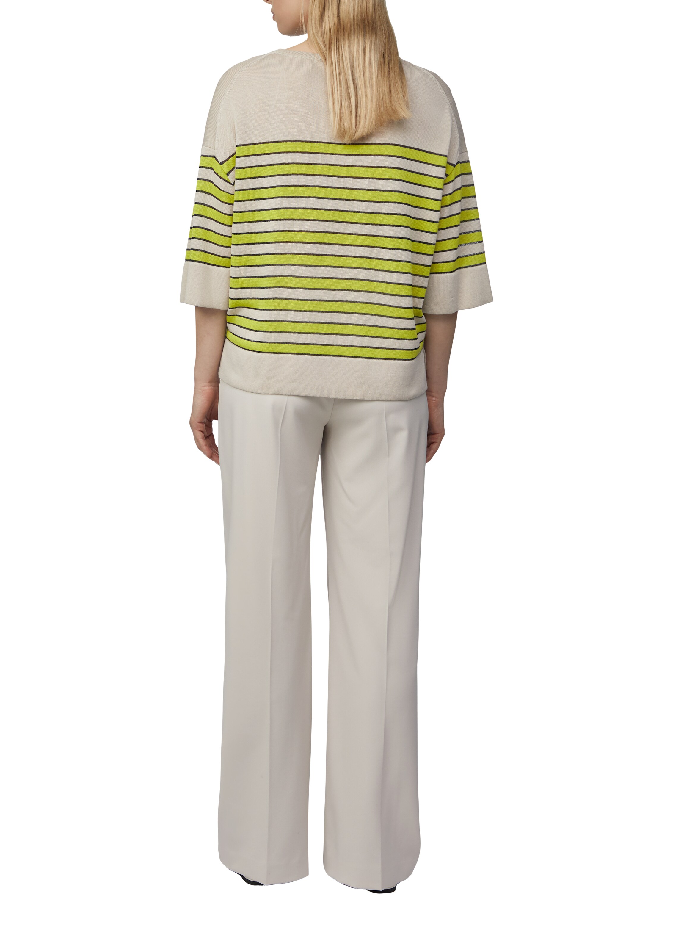 COMMA Pullover in Grün: Rückseite