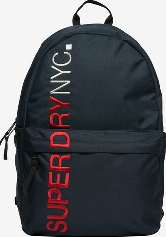 Superdry Backpack 'NYC Montana' in Blue: front