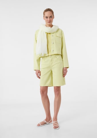 comma casual identity Scarf in Yellow: front