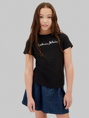 T-Shirt Calvin Klein Jeans en noir : devant