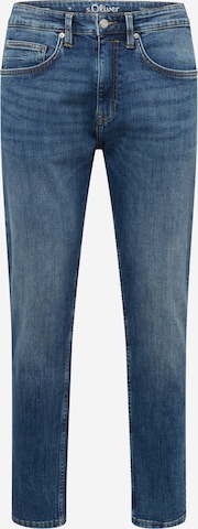 s.Oliver Tapered Jeans 'Mauro' in Blauw: voorkant