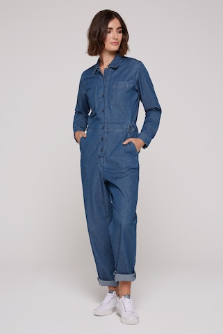 Soccx Regular Jumpsuit 'CA:RA' in Blau: predná strana