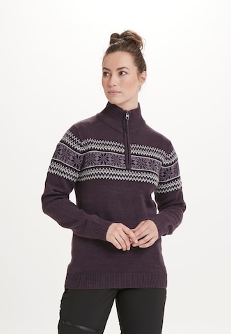 Whistler Sports sweater 'Flash' in Purple: front