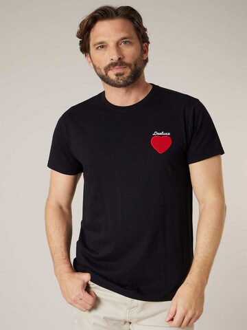 T-Shirt ' KEUR ' Deeluxe en noir : devant