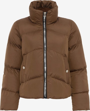 Jimmy Sanders Winter Jacket in Brown: front