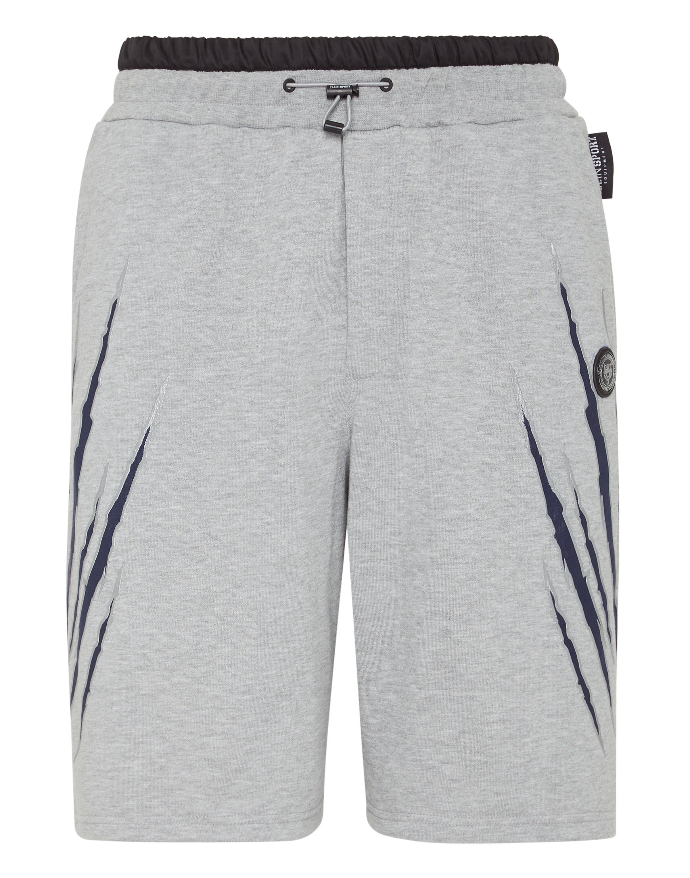 Plein Sport Trousers 'Scratch' in Grey: front