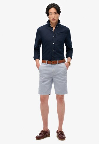 Superdry Regular fit Overhemd in Blauw