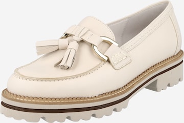 GABOR Classic Flats in Beige: front