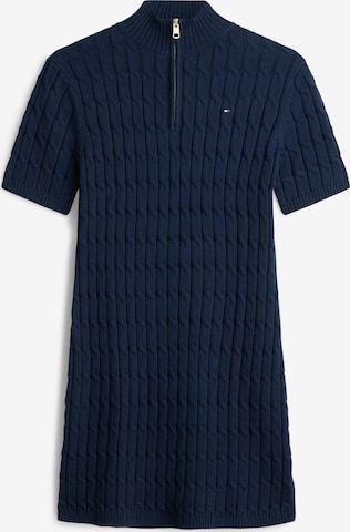 mėlyna TOMMY HILFIGER Megzta suknelė: priekis