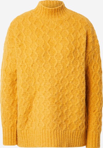 Pullover di Warehouse in giallo: frontale