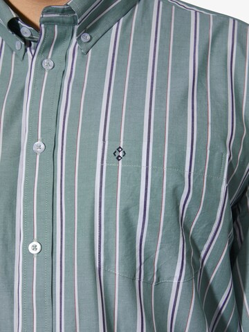 Charles Colby Comfort Fit Hemd in Blau