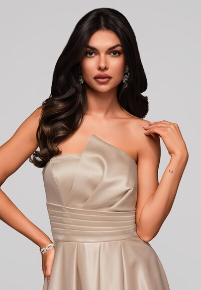 Ombre Avondjurk in de kleur Goud, Productweergave