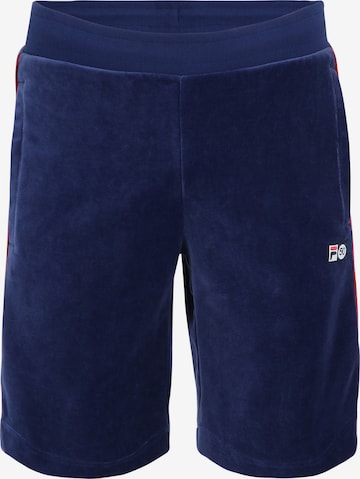 FILA Regular Pants 'ZORGE' in Blue: front