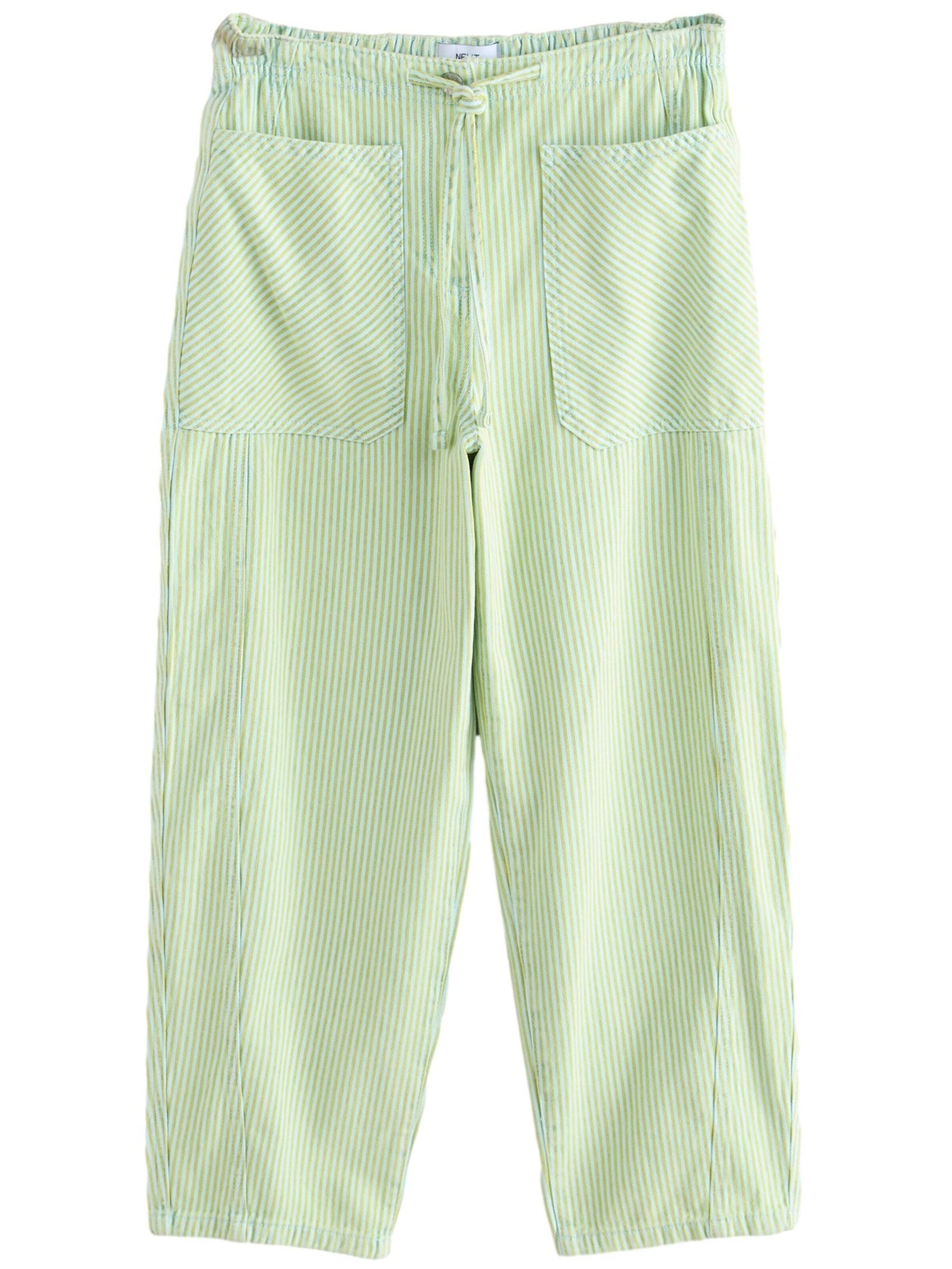 NextLoosefit Hlače - zelena boja: prednji dio