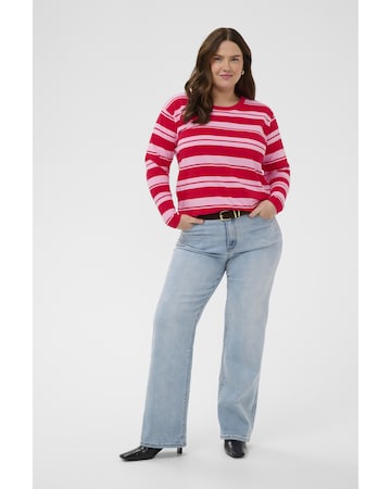 KAFFE CURVE Shirt 'Winni' in Rot