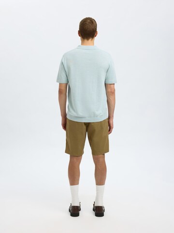 SELECTED HOMME Regular fit Trui 'SLHMattis' in Blauw