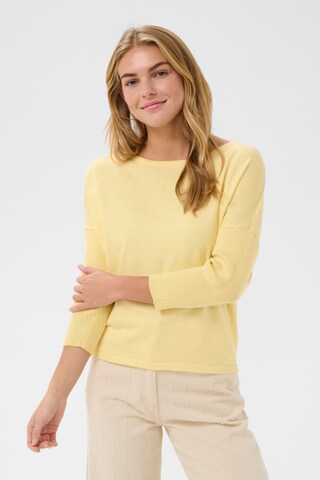 Pull-over 'SZMila' SAINT TROPEZ en jaune : devant