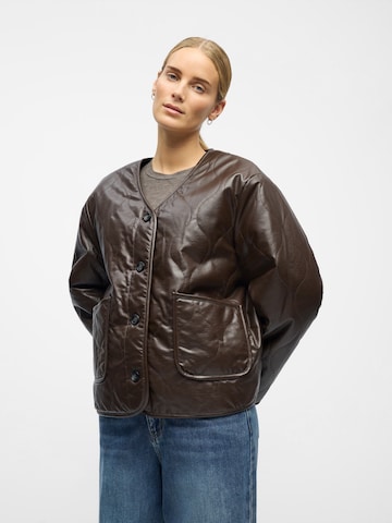 Veste mi-saison 'OBJOLIVIA' OBJECT en marron : devant