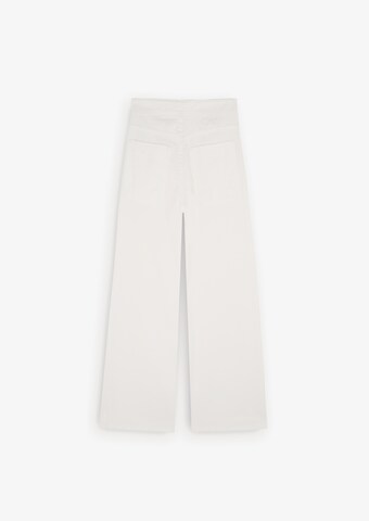 Scalpers Wide Leg Jeans in Weiß
