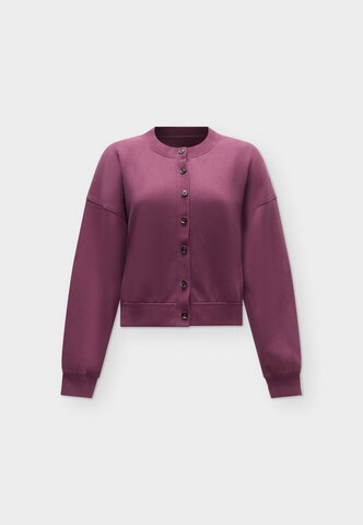 Abercrombie & Fitch Sweatjakke i lilla: forside