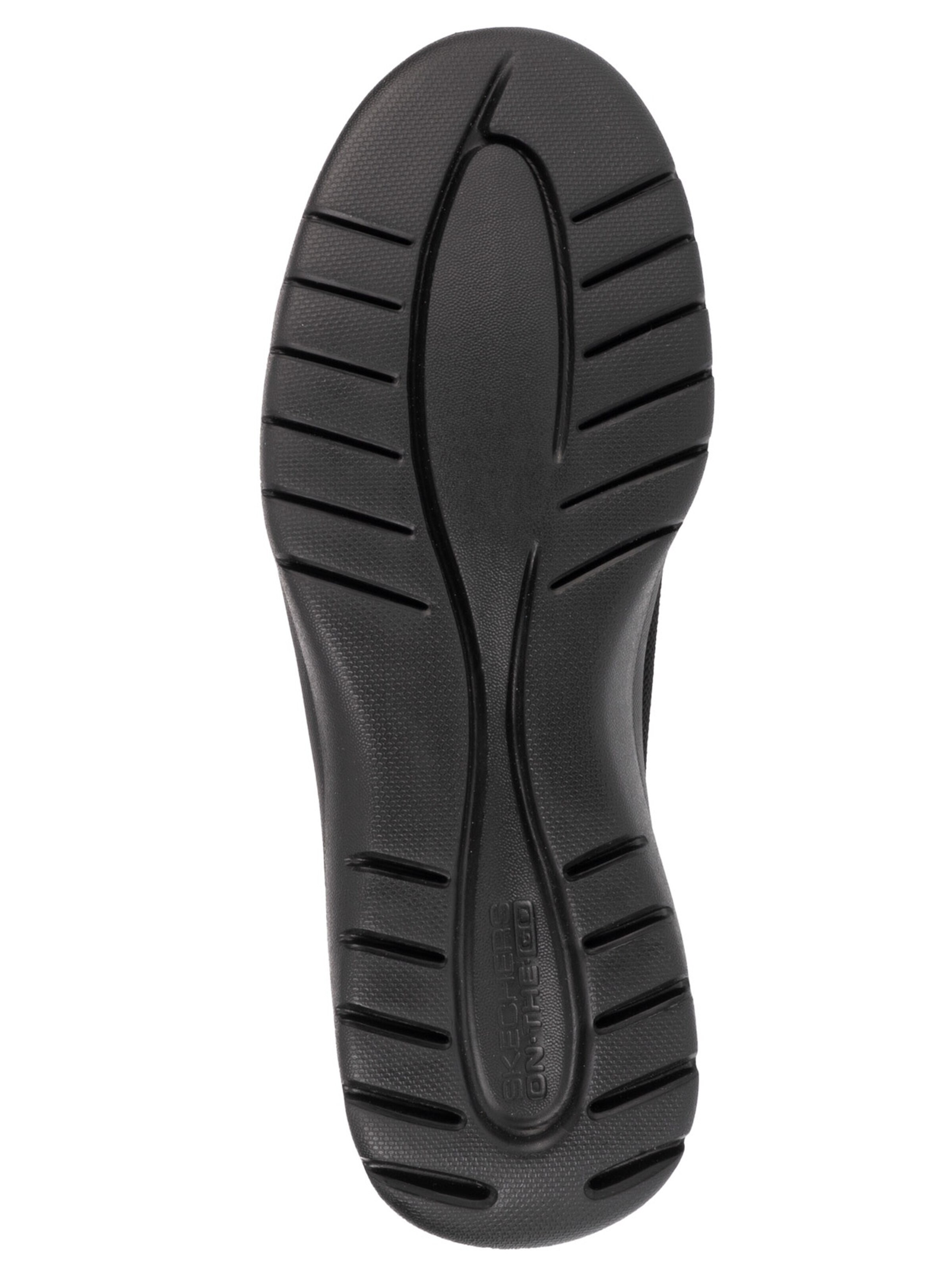 SKECHERS Slip-on in Zwart