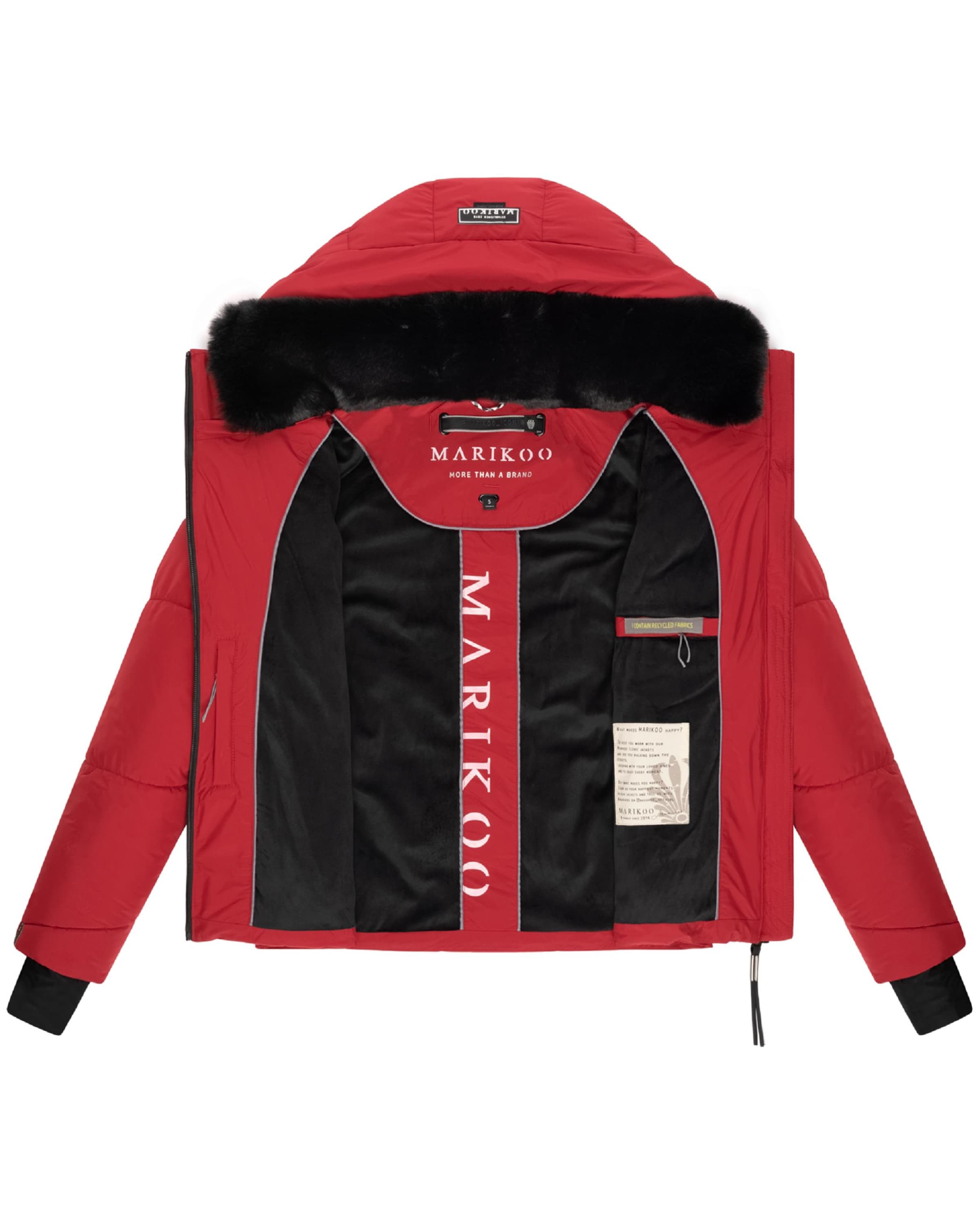 MARIKOO Зимно яке 'Simaraa XVI' в червено