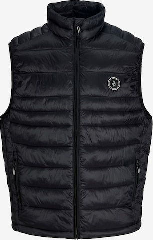JACK & JONES Mellény 'JJEKINGSLEY' - fekete: elől