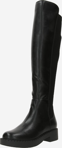 STEVE MADDEN Over the Knee Boots 'Applause' in Black: front