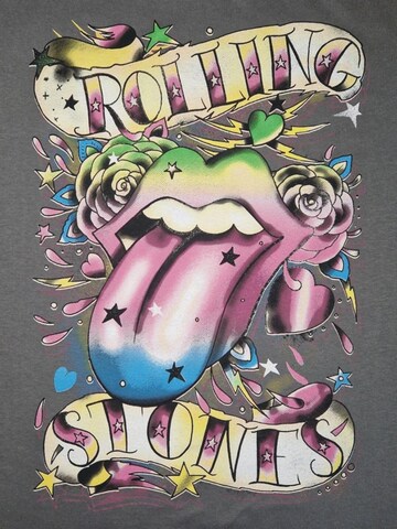 Maglietta 'Tattoo You Rainbow' di THE ROLLING STONES in grigio