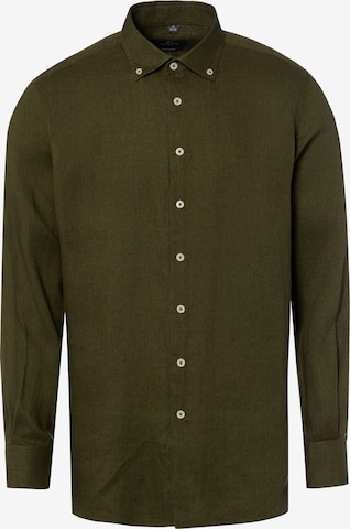 Nils Sundström Button Up Shirt in Green: front