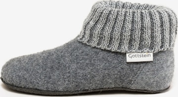 Gottstein Hausschuh 'Hüttenschuhe Alpine Boot FE' in Grau: Vorderseite