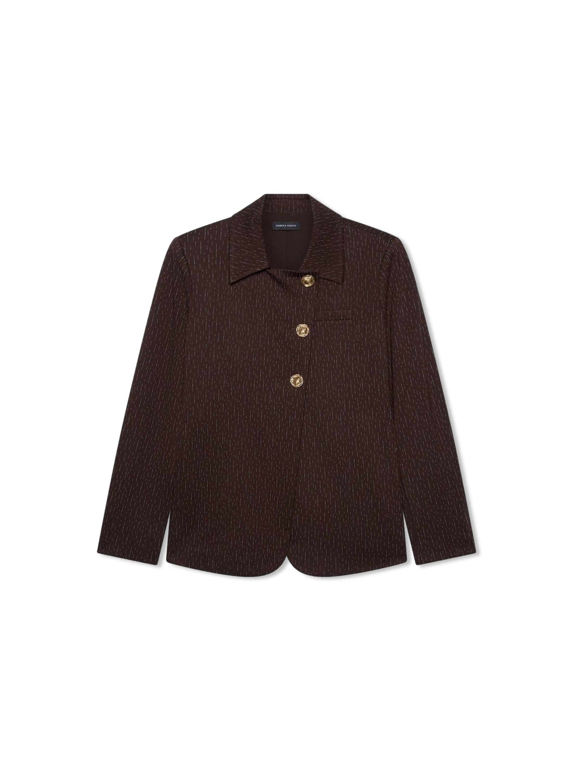 Fiorella Rubino Blazer in Brown: front
