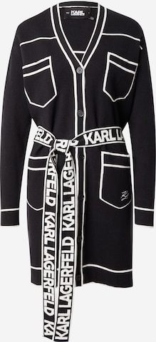 Karl Lagerfeld - Cárdigan en negro: frente