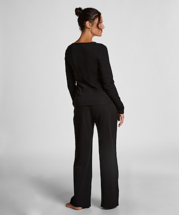 Hunkemöller Pajama Shirt in Black