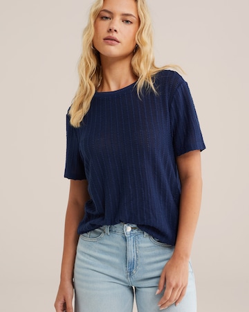 WE Fashion Póló - kék: elől