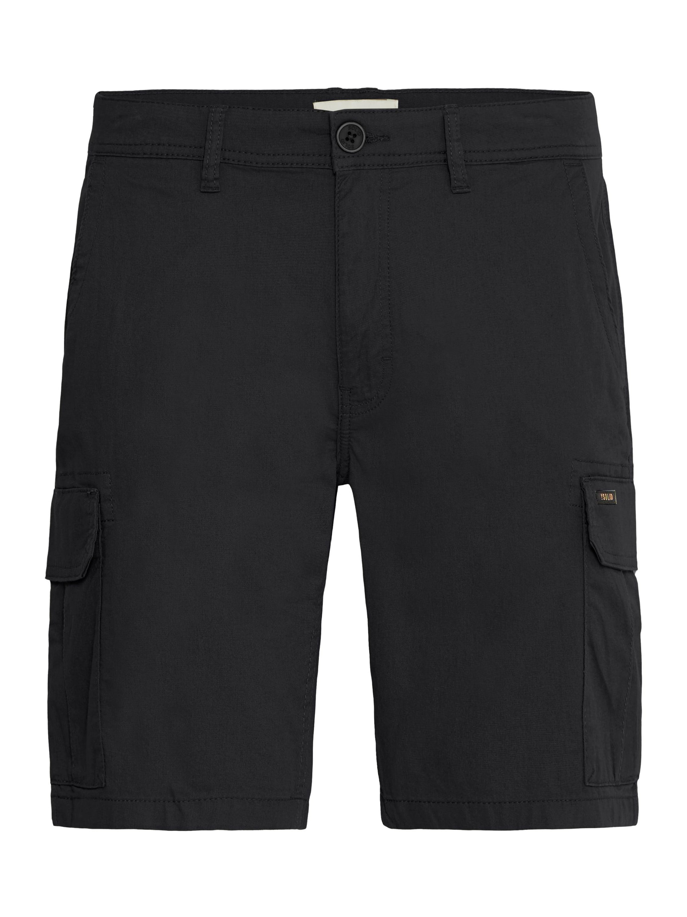 !Solid Calças cargo ' SDKALLANT ' em preto, Vista do artigo