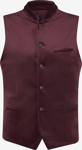 KaiserLich Trachtenweste '4398' in Rot: Vorderseite