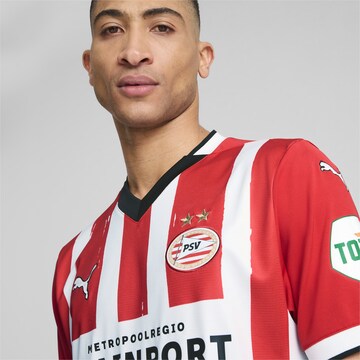 PUMA - Camiseta de fútbol en rojo