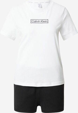 Calvin Klein Underwear Kort pyjamas i vit: framsida