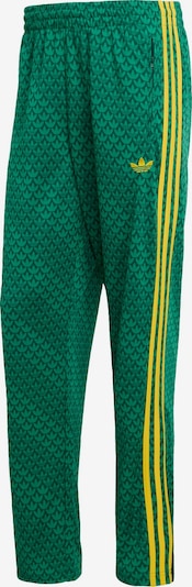ADIDAS ORIGINALS Housut 'Firebird' värissä tummankeltainen / vihreä / tummanvihreä, Tuotenäkymä