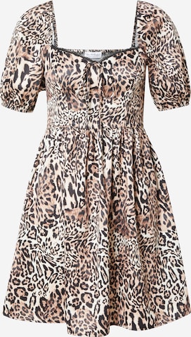 Miss Selfridge Mekko värissä ruskea: etupuoli