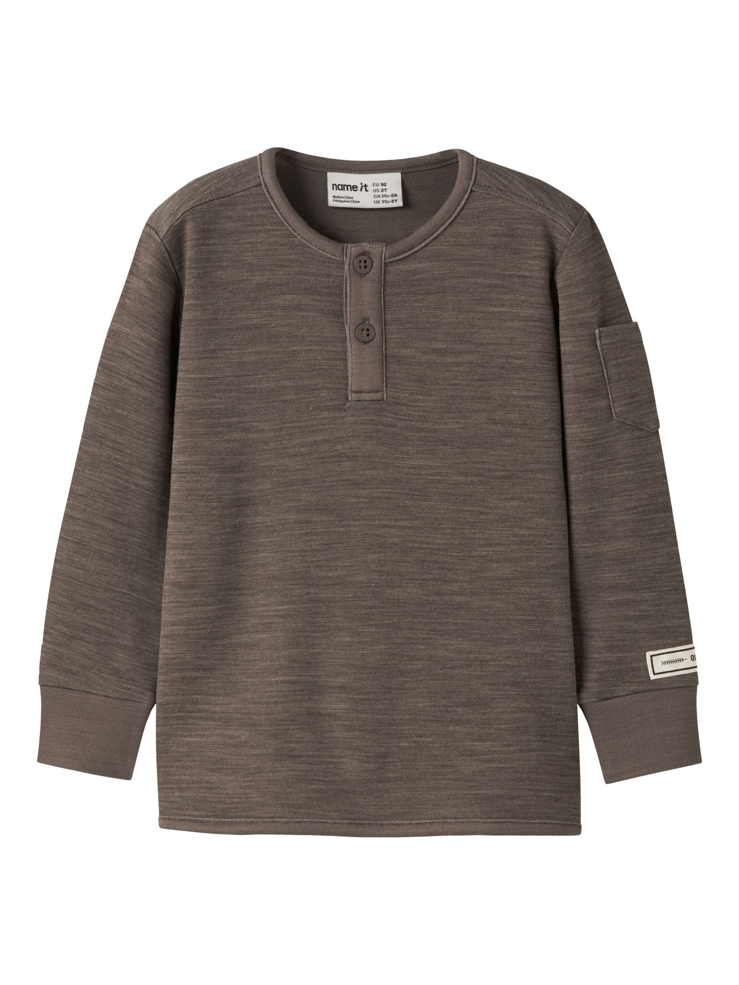 NAME IT Shirt in Bruin: voorkant