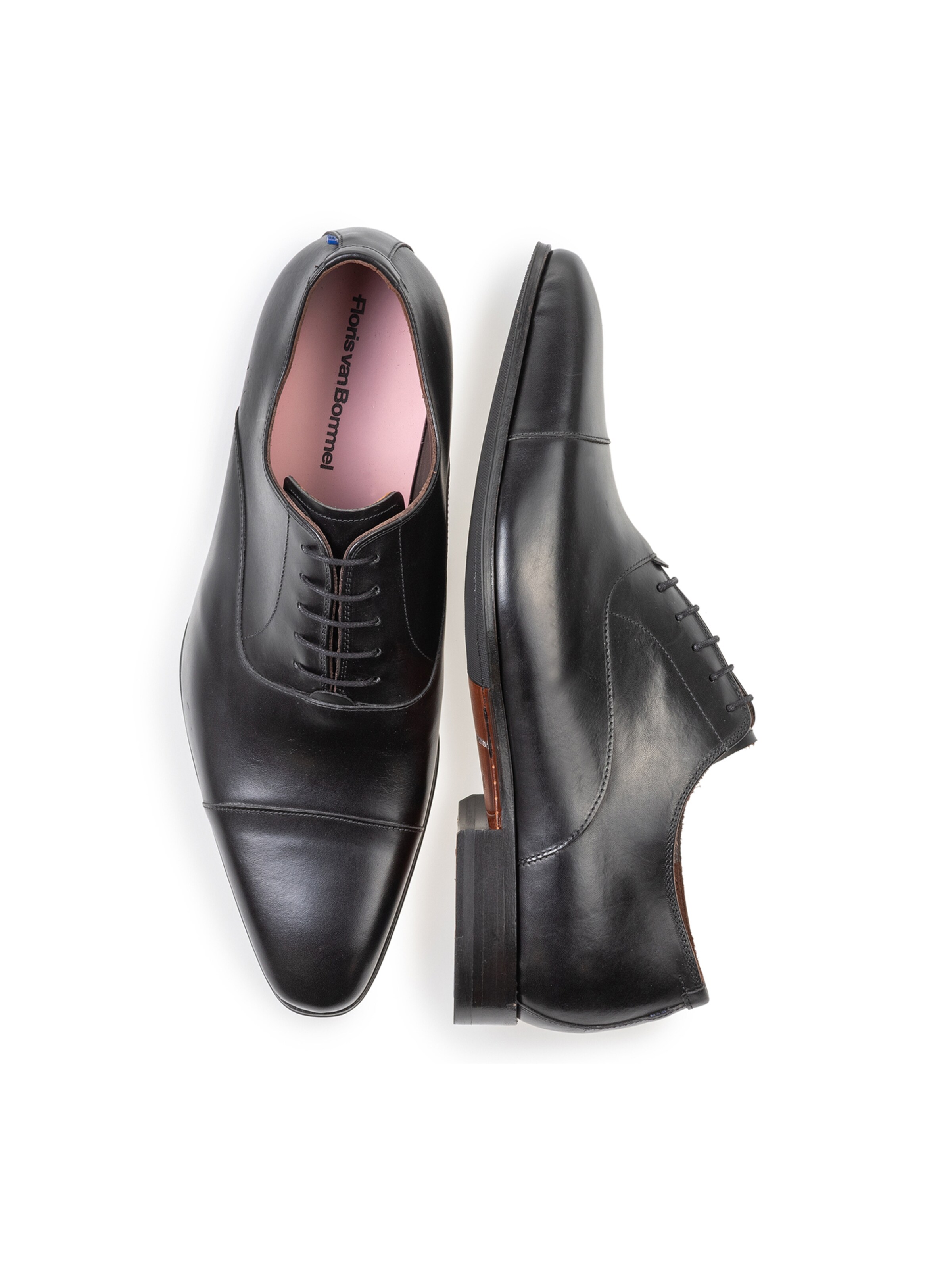 Floris van Bommel Lace-Up Shoes 'Gilli 01' in Black